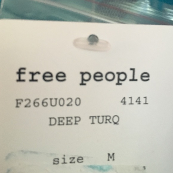 Blue free people top - Picture 4 of 4