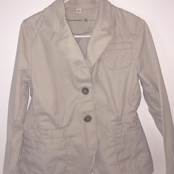 Banana Republic tan jacket