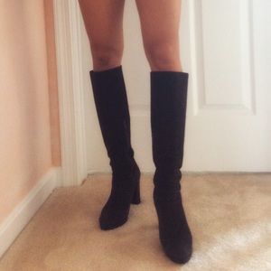 Stuart Weitzman Brown Suede Boots