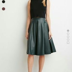 Forever 21 Hunter Green Skirt
