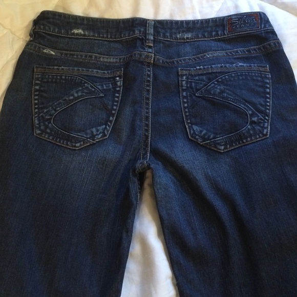 silver jeans