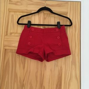 Aritzia Talula Red Shorts - size 00