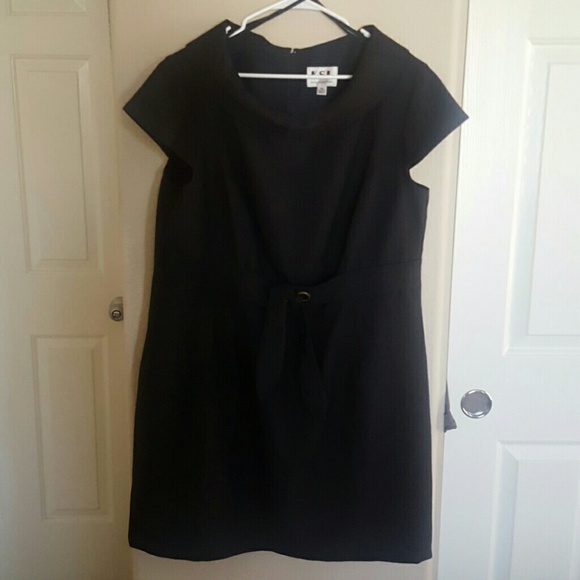 Black Cap Sleeve Dress