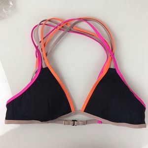 Victoria's Secret strappy cross back triangle top