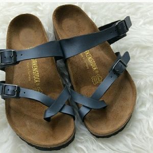 Birkenstock Metallic Blue mayari sandals