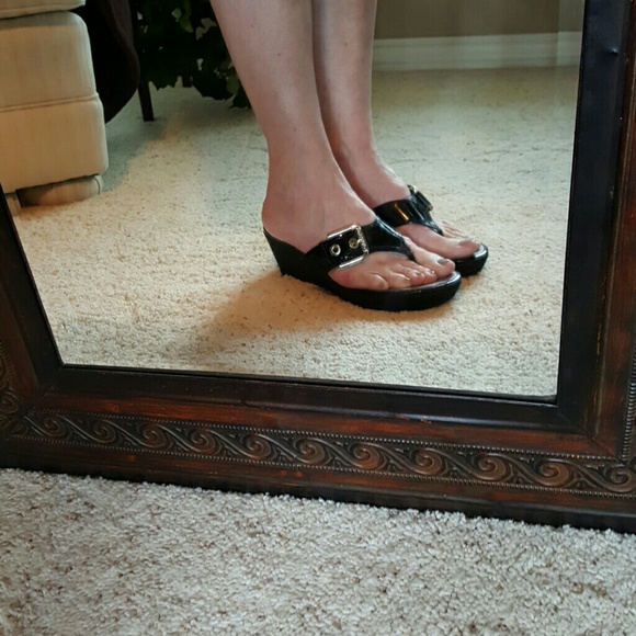 GUESS Platform Wedge Sandals