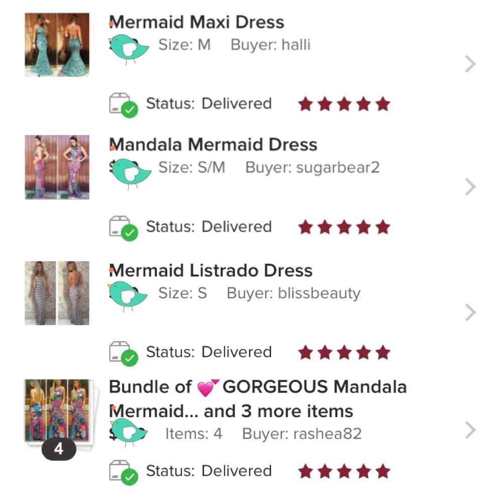 🎀LAST ONE Mandala Mermaid Dress - Picture 5 of 6