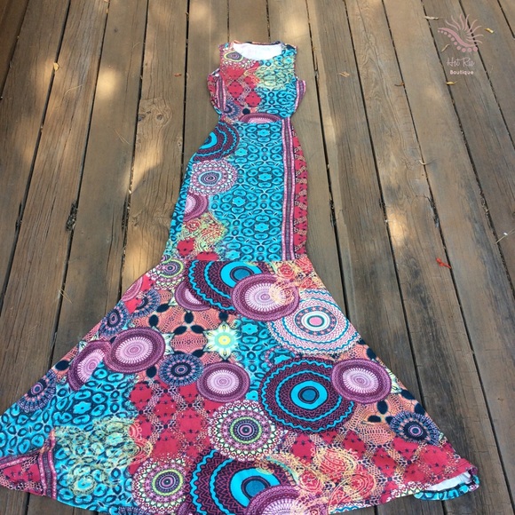 🎀LAST ONE Mandala Mermaid Dress - Picture 2 of 6