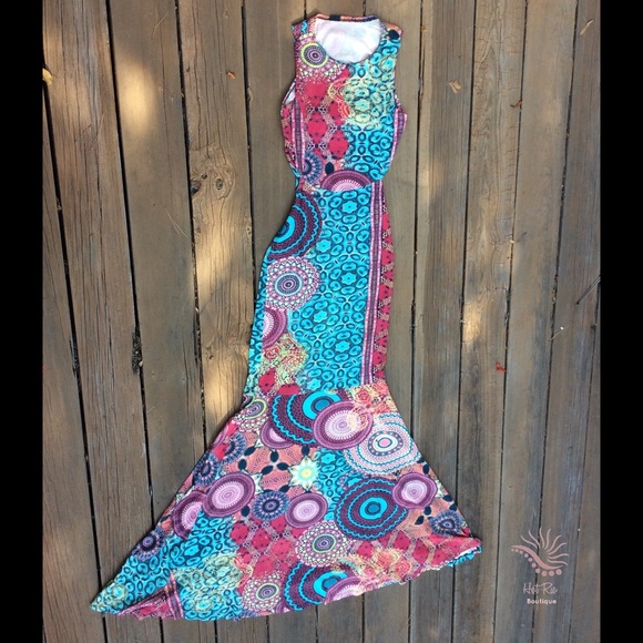 🎀LAST ONE Mandala Mermaid Dress - Picture 3 of 6