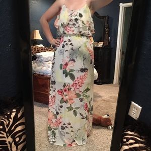 Floral maxi dress