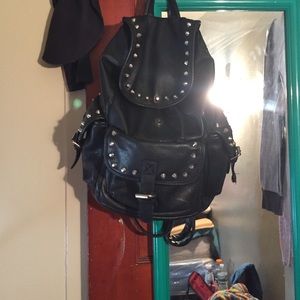 Leather back pack