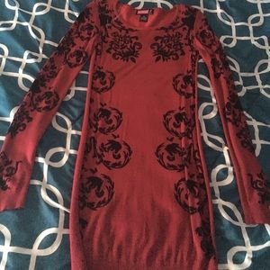 Print Sweater Dress 😁