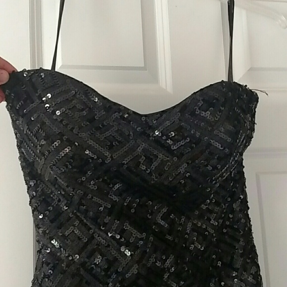 Black Sequin Prom/Formal Dress