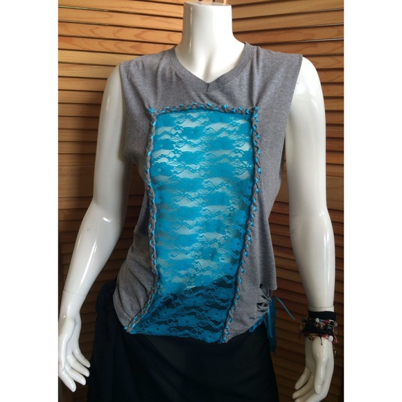 Front Open Lace Tank