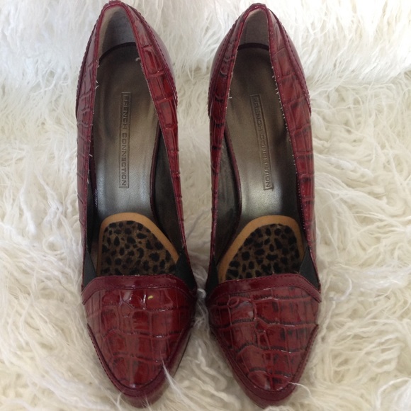 French Connection snake skin heels - Picture 1 of 1