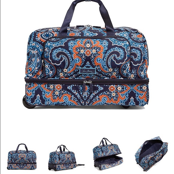Brand new Vera Bradley duffle w/ wheels!!