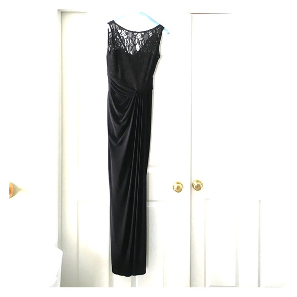 Black floor length formal