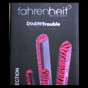 Fahrenheit double trouble pink zebra set- NWT