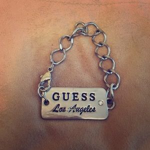 Guess silver chain bracelet
