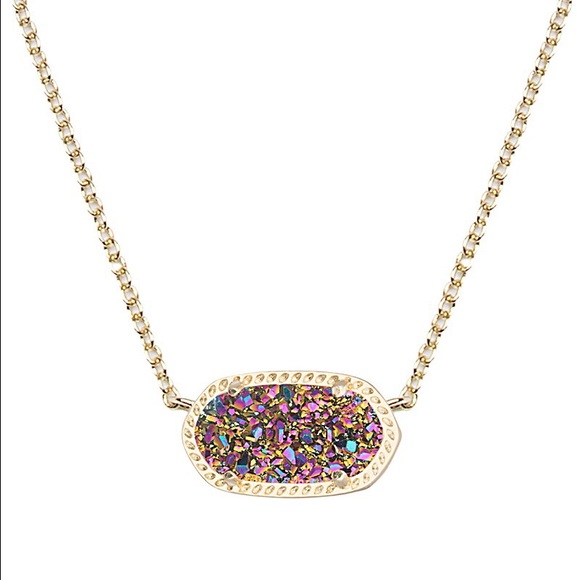 ON HOLD Multi color drusy Elisa