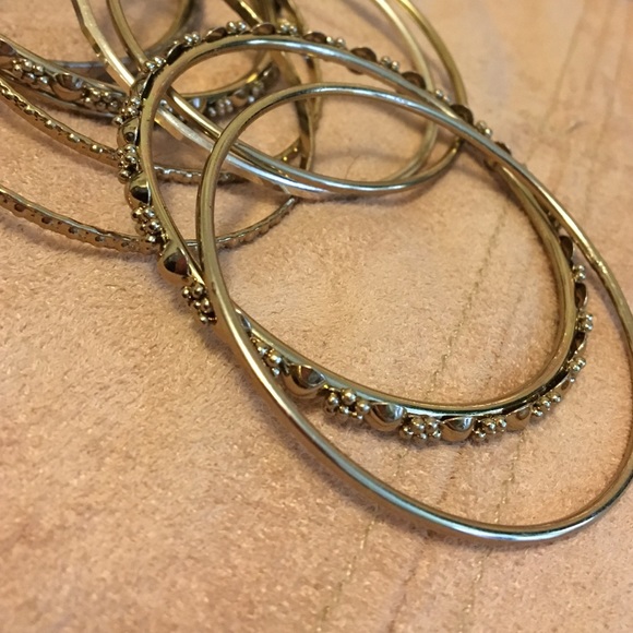 Gold and Silver Bangles - Picture 2 of 3