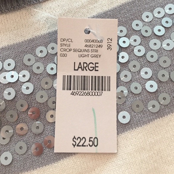 Striped Sequin Sweater - Picture 3 of 4