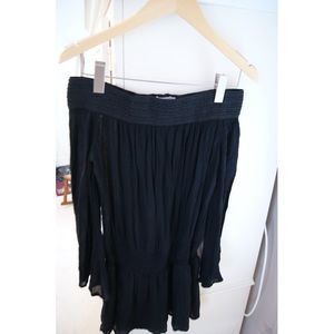 Black Off the Shoulder Tobi Dress