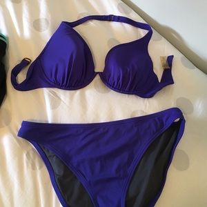 Cobalt blue bikini