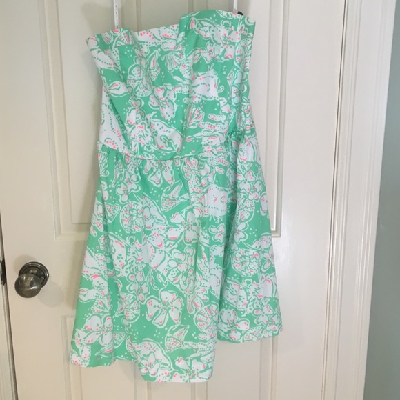 New Lilly Pulitzer strapless dress