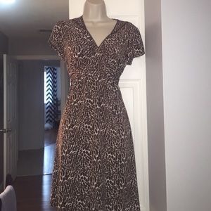 Leopard print dress