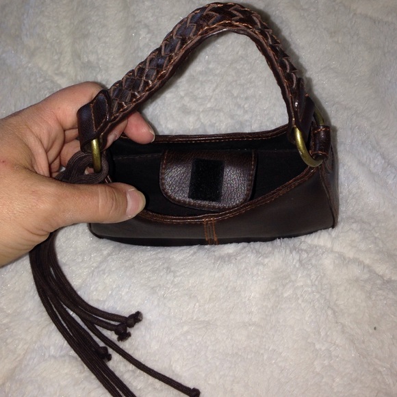 Small brown leather purse - Picture 2 of 3
