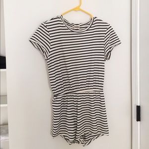 American Apparel striped jersey t-shirt romper