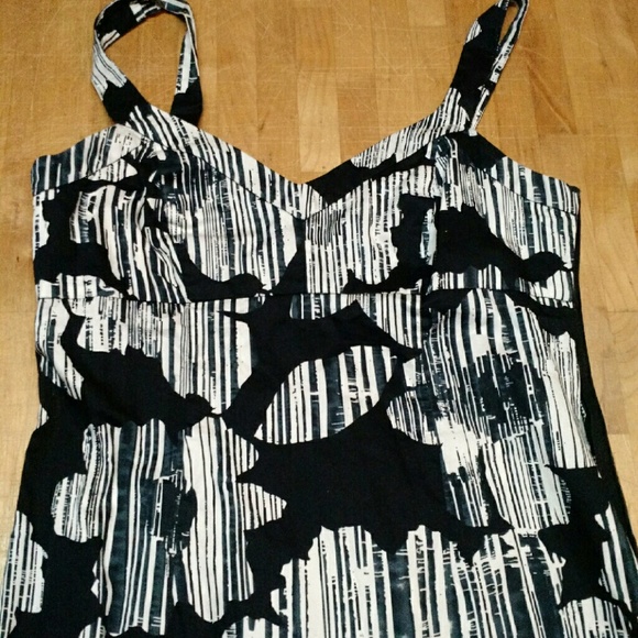 Black & white cotton dress by NY&Co