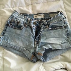 Bullhead Denim Co. Light wash jean shorts