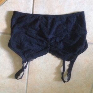 lace navy blue bralette