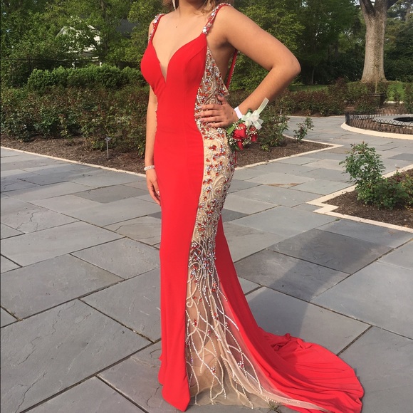 Jovani Red Prom Dress
