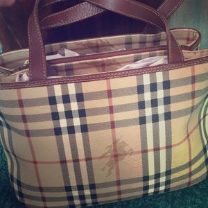 Genuine authentic Burberry tote