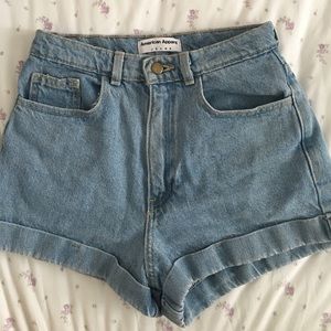 American Apparel Denim Shorts