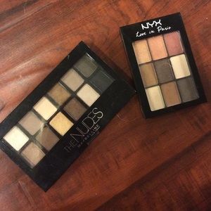 NYX Love in Paris Palette/Maybelline Nudes Palette