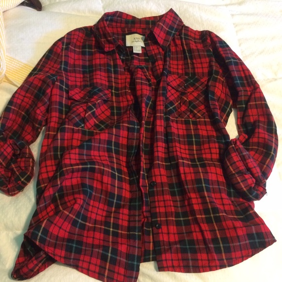 Forever 21 Red Plaid Shirt