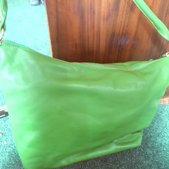 Kate spade green satchel bag