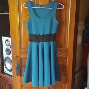 Teal dress