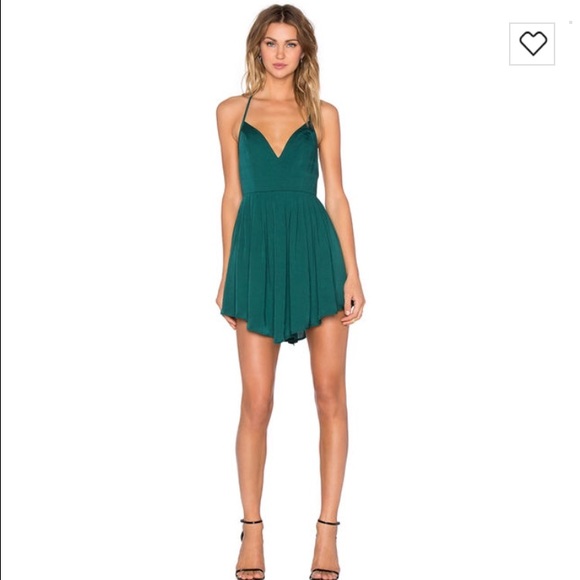 NBD green cocktail dress