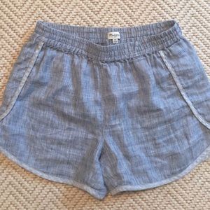 Madewell Pull-on Chambray Shorts