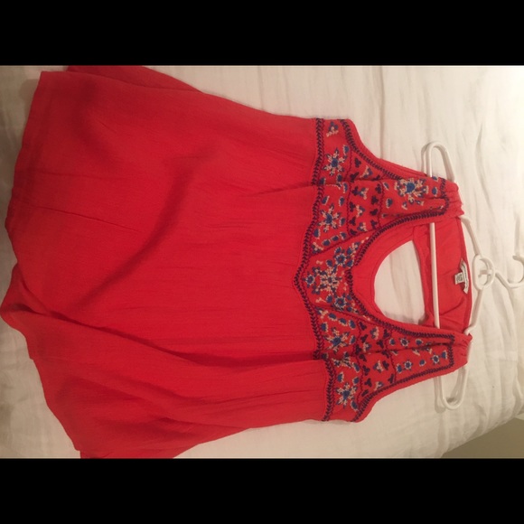 Bright colored tank top