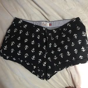 SOrandom black anchor shorts