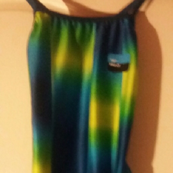 SOLD!!!!   SPEEDO Blue/Green Sm. SWIMSUIT - Picture 4 of 4