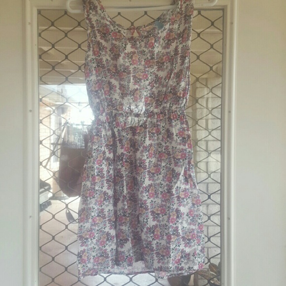 Country Flower Print Dress