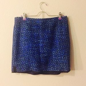 J.crew herringbone mod style mini skirt size 6