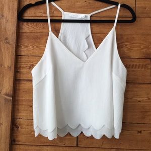 Lush Scalloped Crop Top